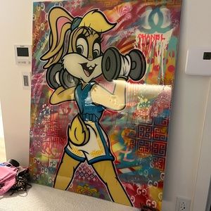 Glossy custom painting for home or office or gym